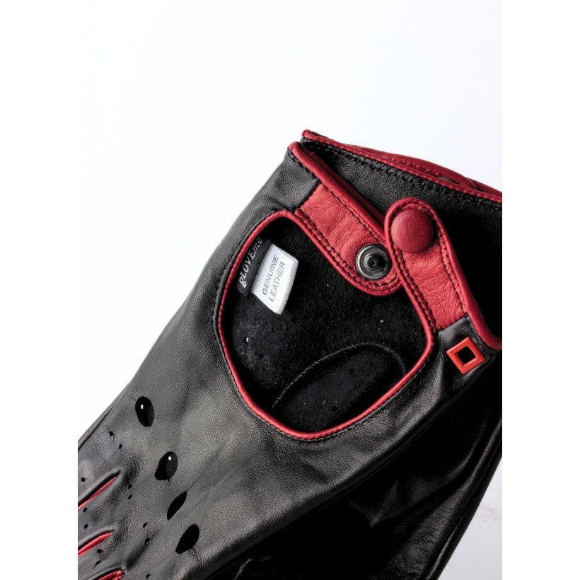 Cindy Fingerless Noir & Rouge