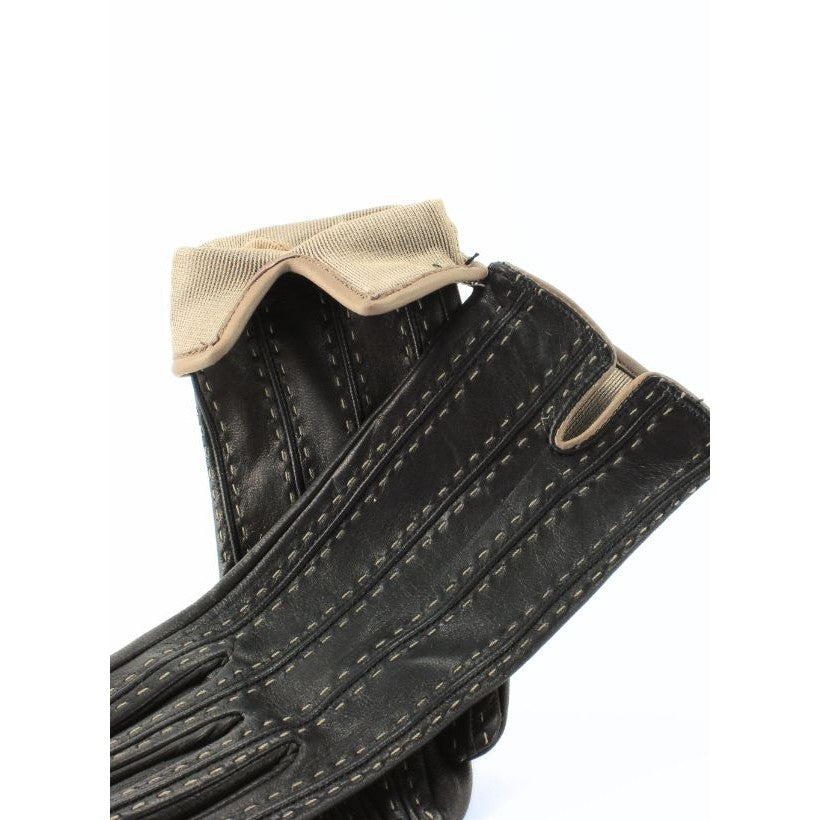 D46 Doublé Soie – Noir avec détails contrastés