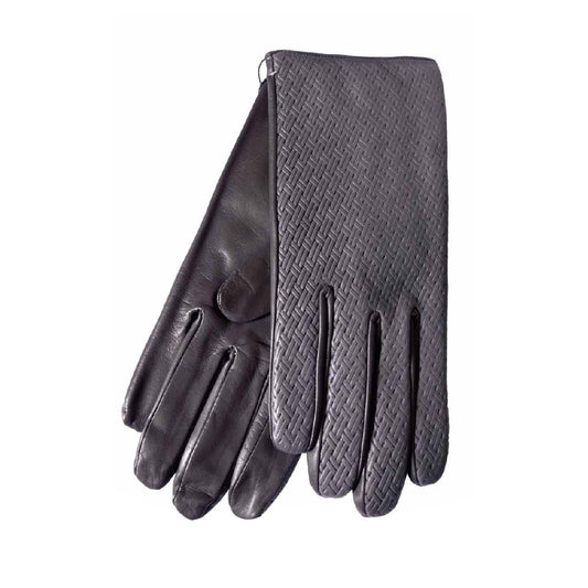 Intrecciato Uomo Foderato Lana Nero