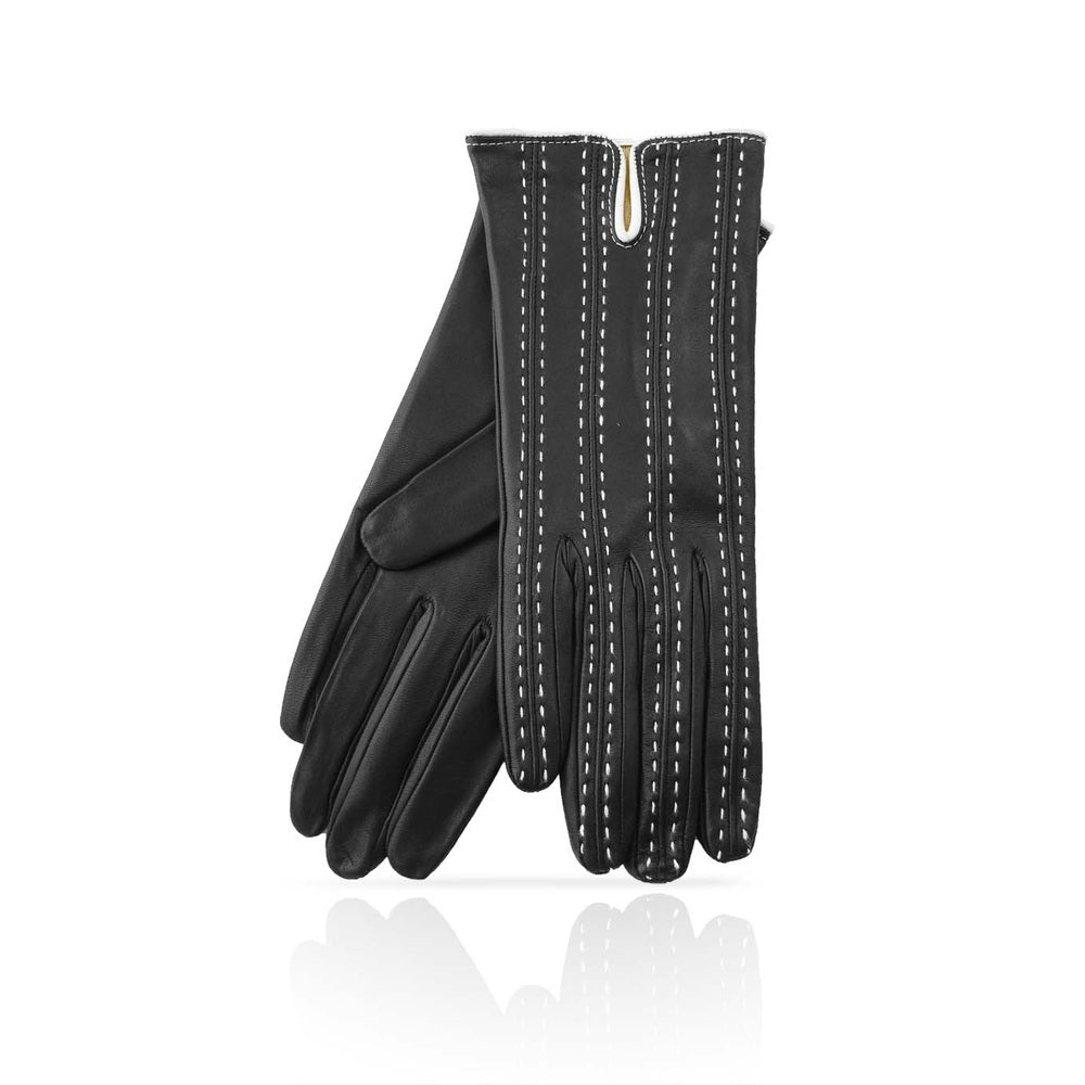 D46 Doublé Soie – Noir avec détails contrastés