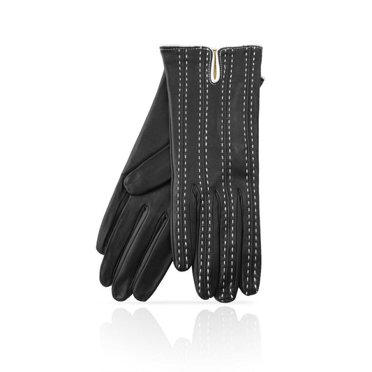 D46 Doublé Soie – Noir avec détails contrastés