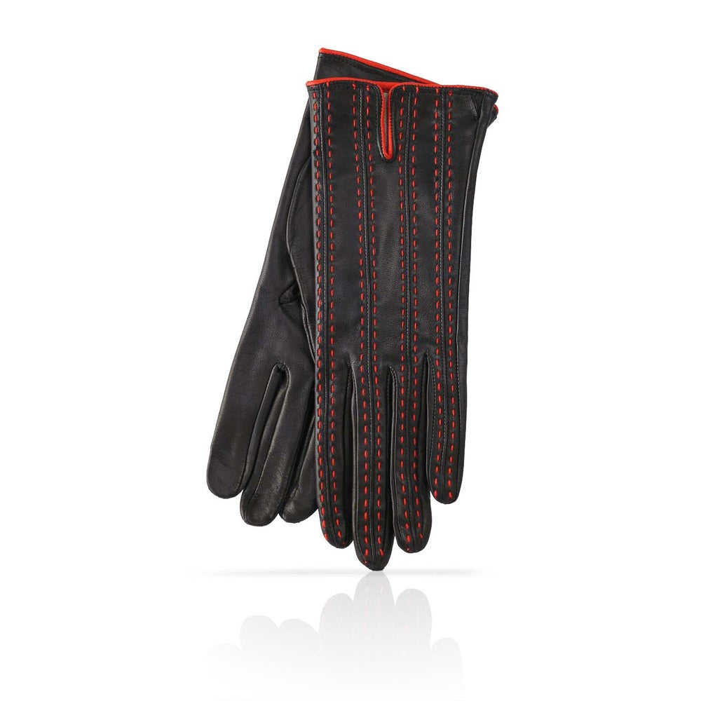 D46 Doublé Soie – Noir avec détails contrastés