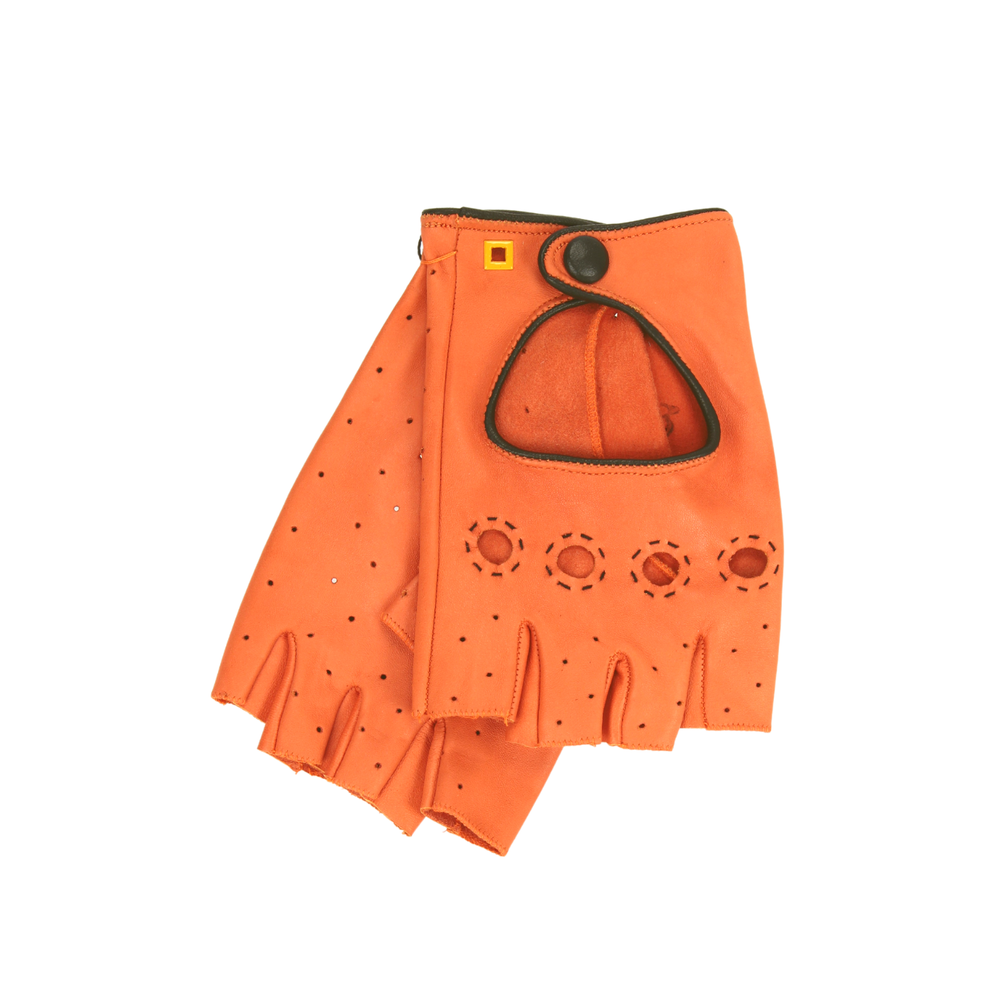 Micheal Fingerless orange et noir