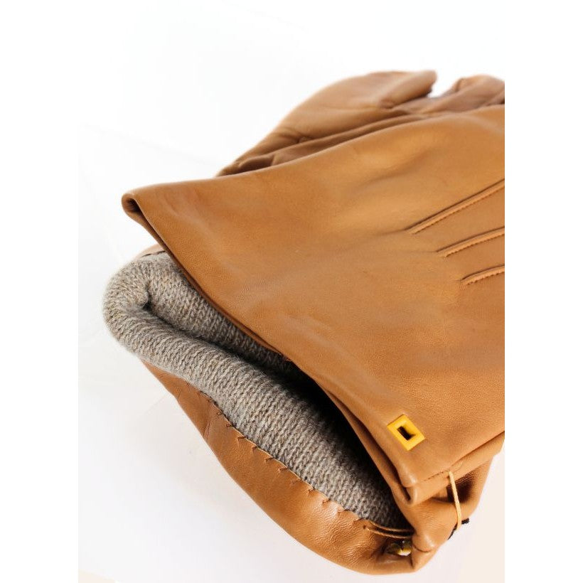 Gants en cuir homme 3C – Marron clair, foncé ou biscuit – Doublés cachemire