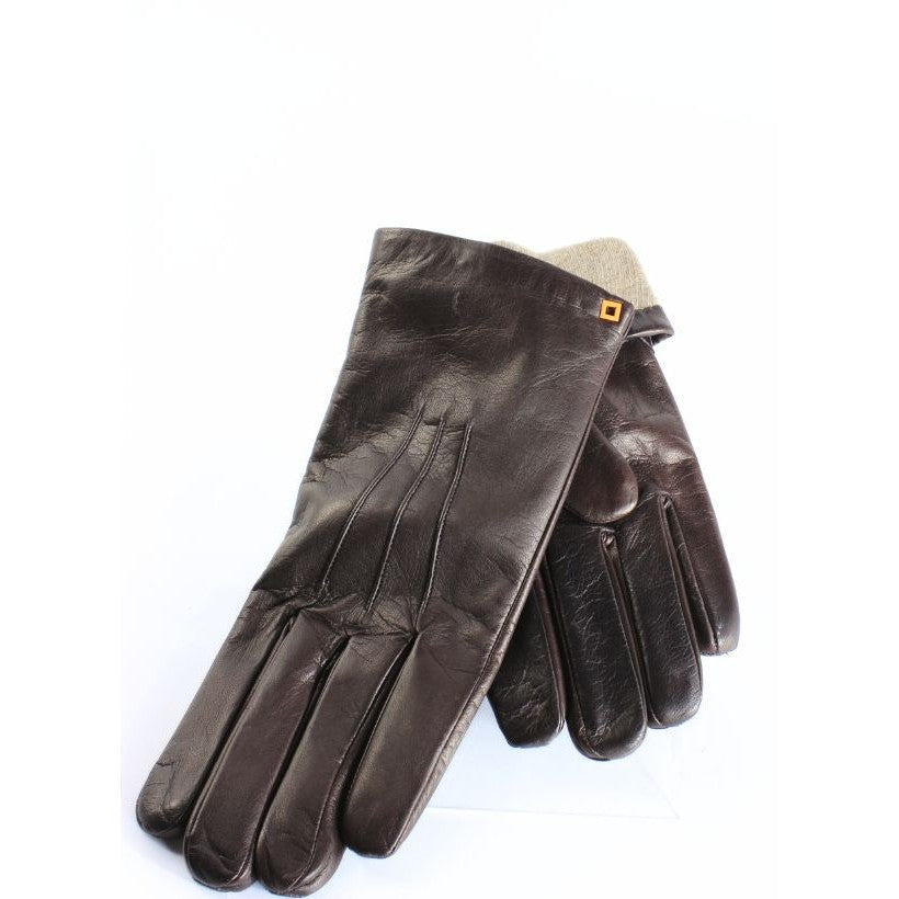 Gants en cuir homme 3C – Marron clair, foncé ou biscuit – Doublés cachemire