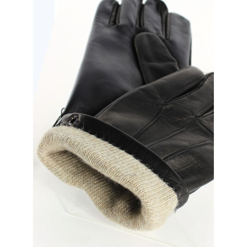 Gants en cuir homme 3C – Noir ou gris anthracite – Doublés cachemire