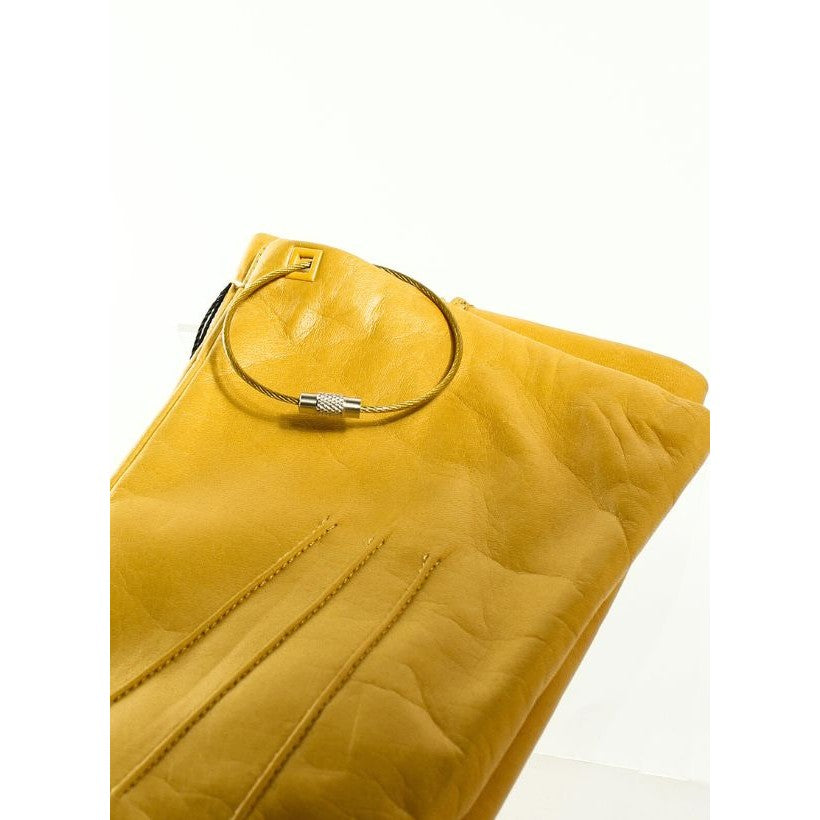 3C Doublés cachemire Jaune Moutarde