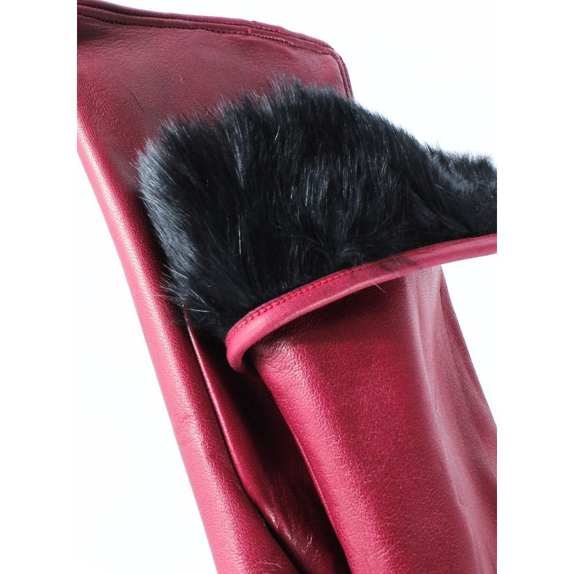 3PL Lapin Rouge Gucci avec Fourrure Noire