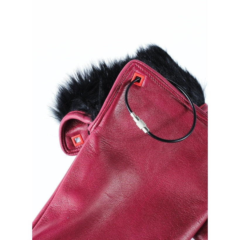 3PL Lapin Rouge Gucci avec Fourrure Noire