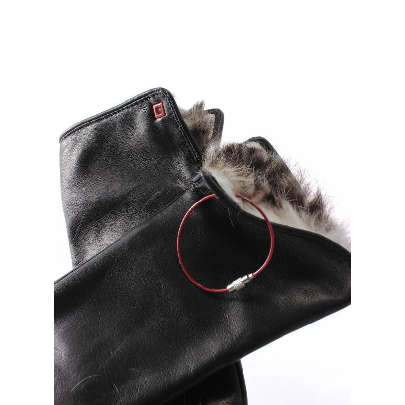 3PL Lapin Noir avec Fourrure Tachetée