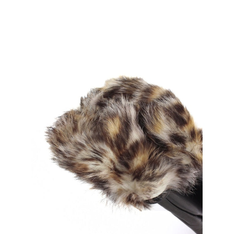 3PL Lapin Noir avec Fourrure Tachetée