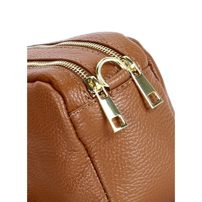 Abigail – Cognac et Taupe