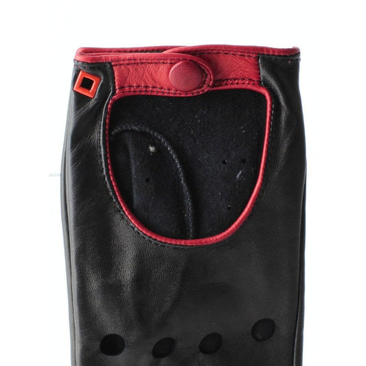Cindy Fingerless Noir & Rouge