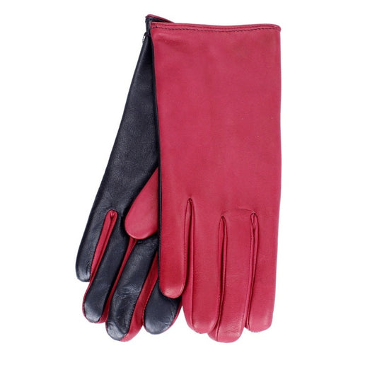 I-Glove Lady Doublé Cachemire – Rouge Gucci & Noir