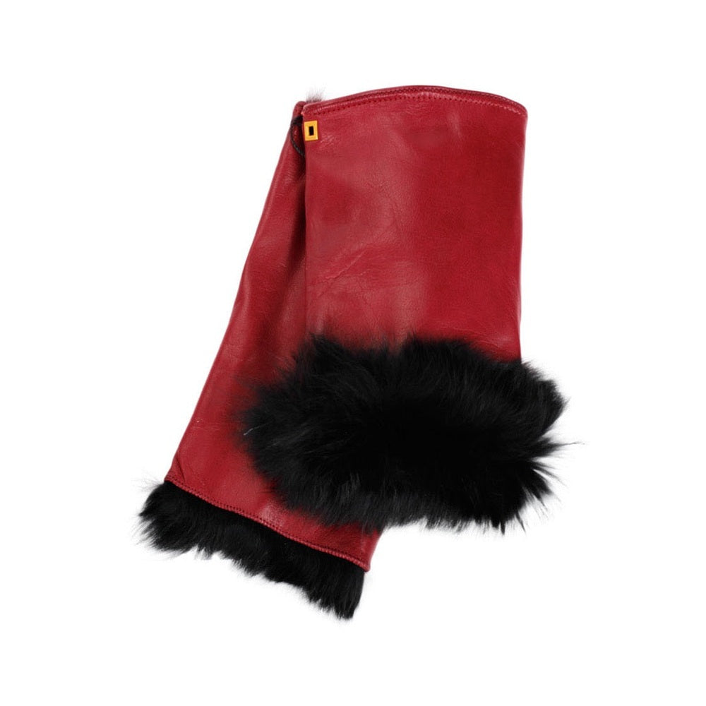 Posh Lapin – Rouge Gucci & Fourrure Noir