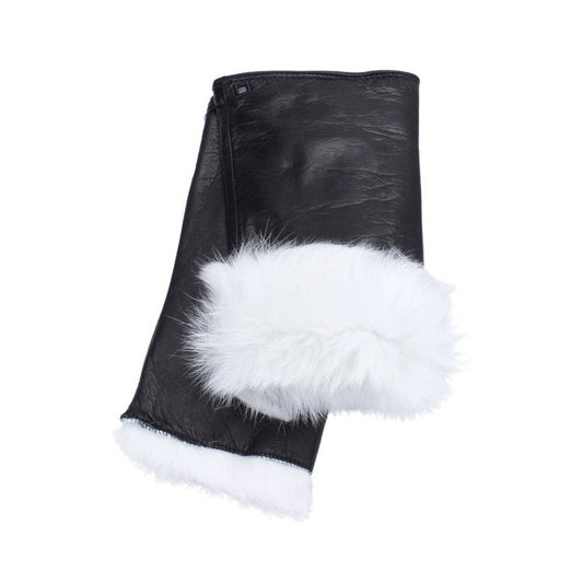 Posh Lapin – Noir & Fourrure Blanche