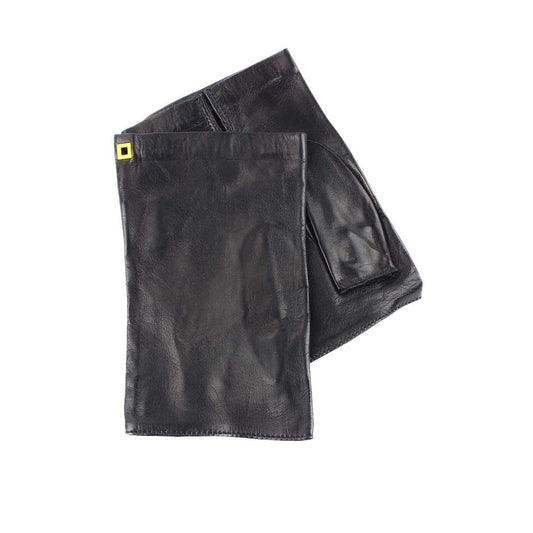 🖤 POSH Noir – Gants Sans Doigts en Cuir