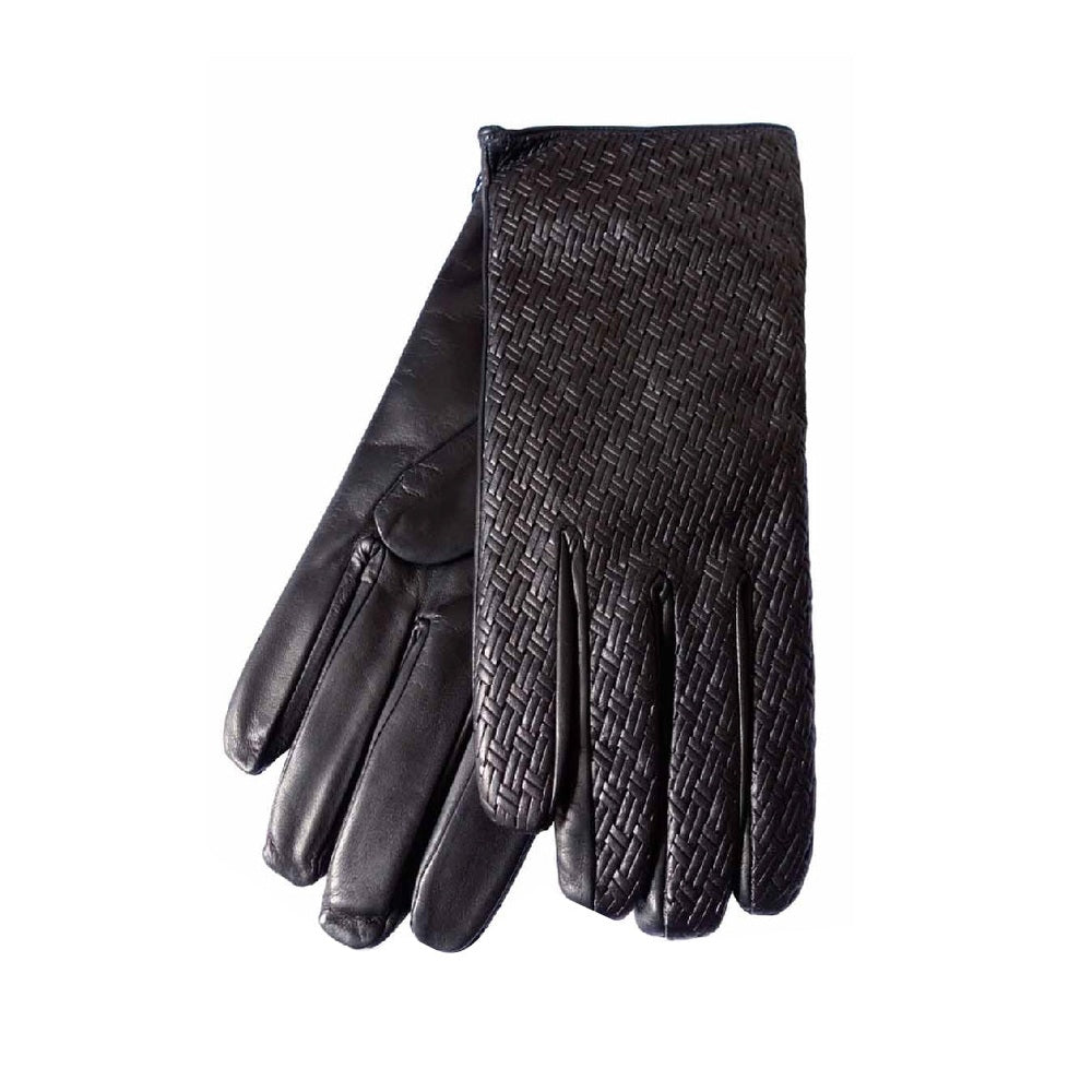 Intrecciato Uomo Foderato Lana Nero