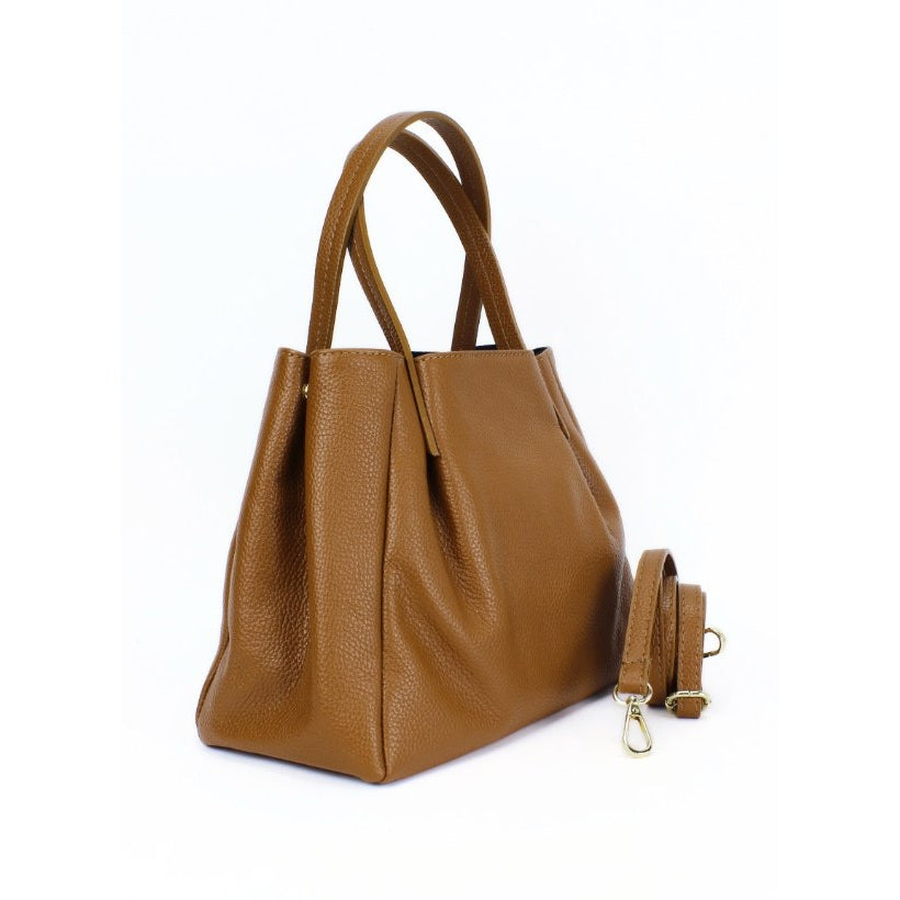 Loom Nappa Cognac et Taupe