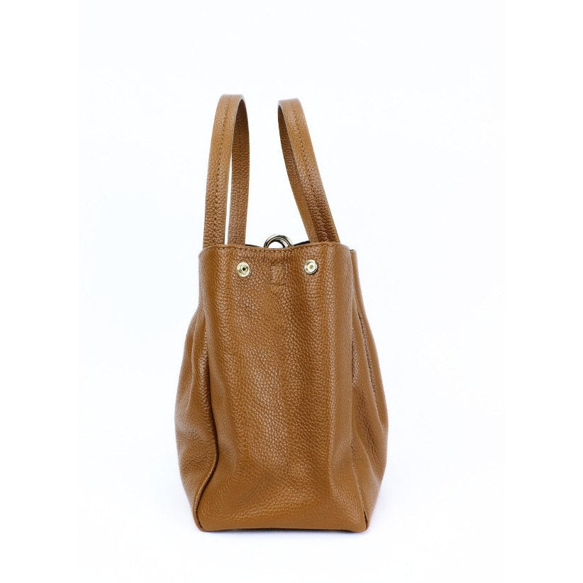 Loom Nappa Cognac et Taupe