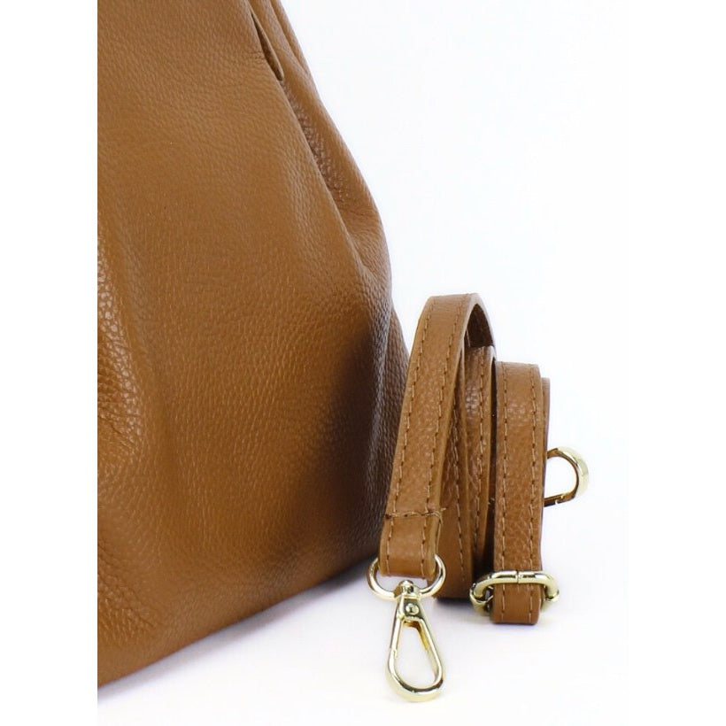 Loom Nappa Cognac et Taupe