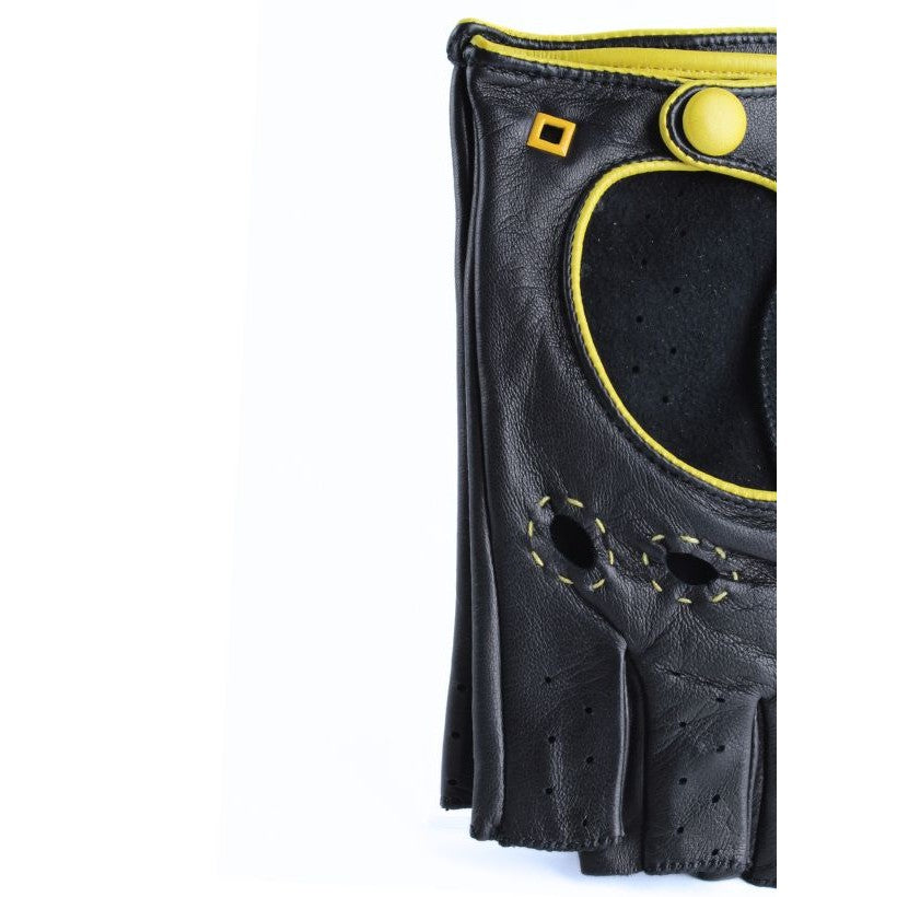 Micheal Fingerless noir et jaune