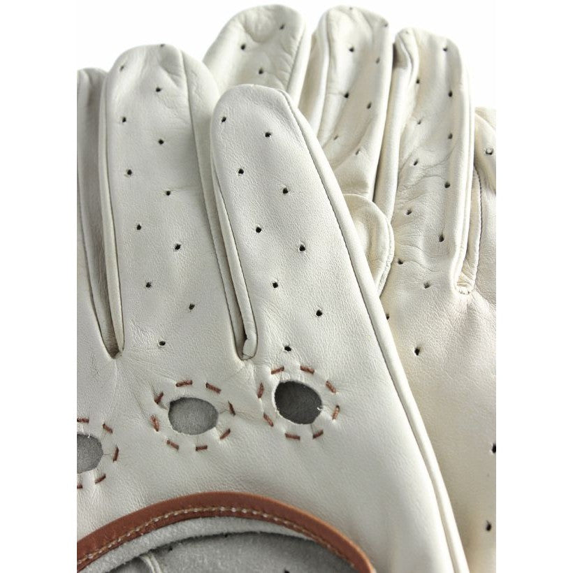 Micheal gants de conduit en cuir beige/cuir