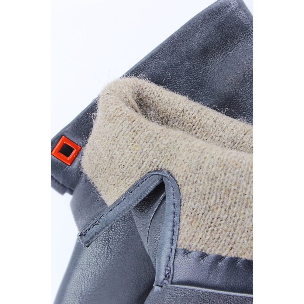 Piegolina doublés cachemire – Noir & gris