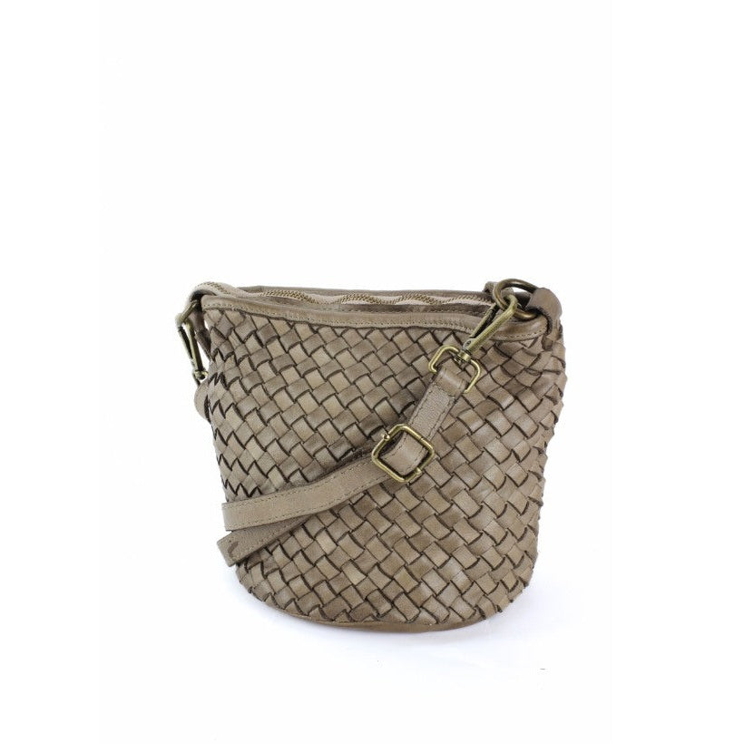 Trame Bucket Cognac et Taupe