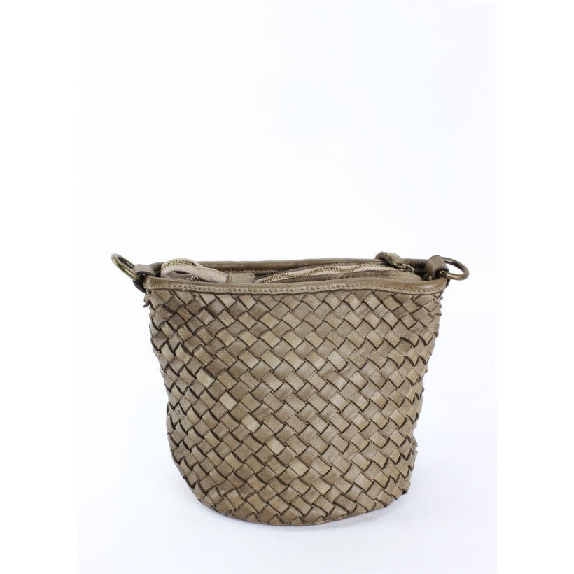 Trame Bucket Cognac et Taupe
