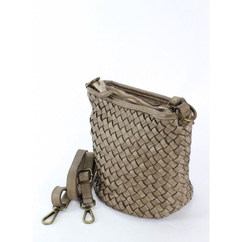 Trame Bucket Cognac et Taupe