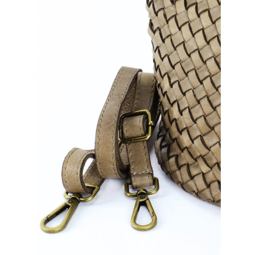 Trame Bucket Cognac et Taupe