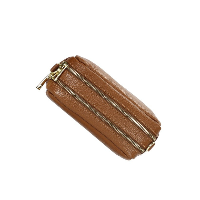 Abigail – Cognac et Taupe