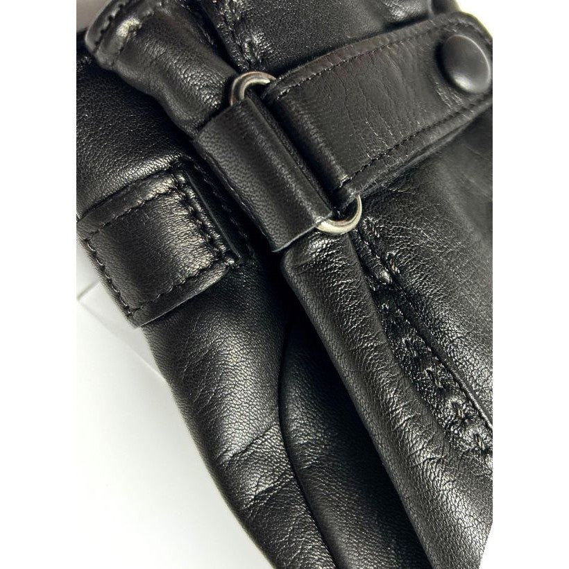 Cinturino Doublé Cashmere - Noir Total