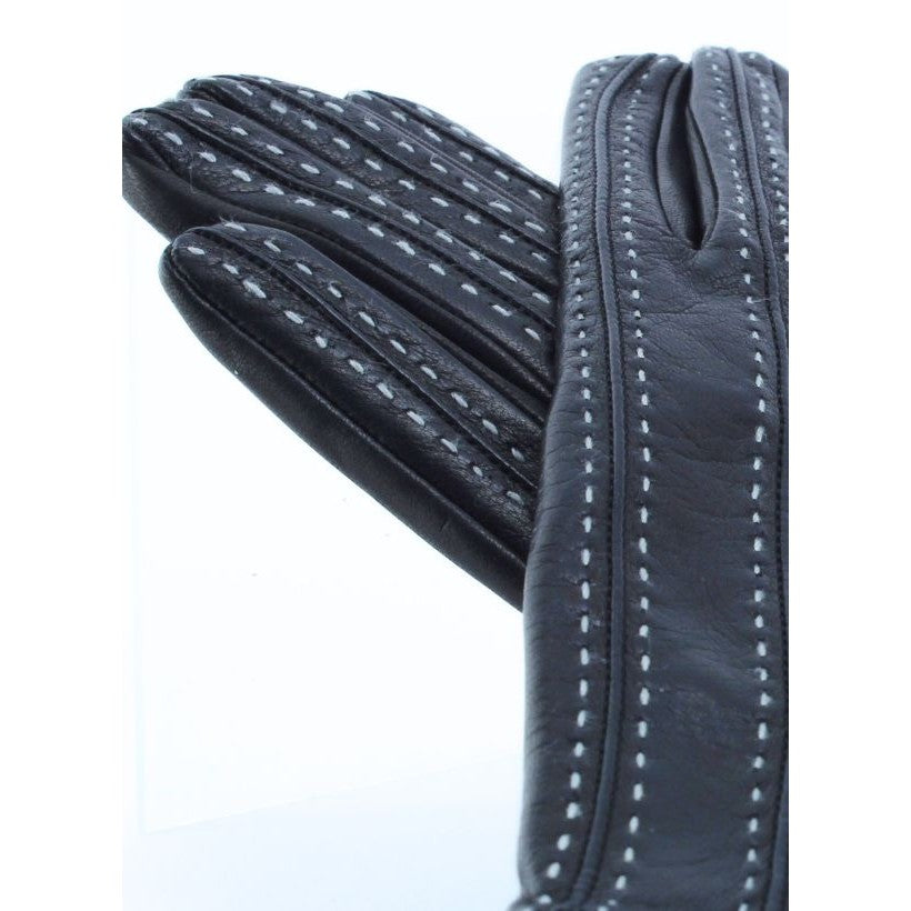 D46 Doublé Soie – Noir avec détails contrastés