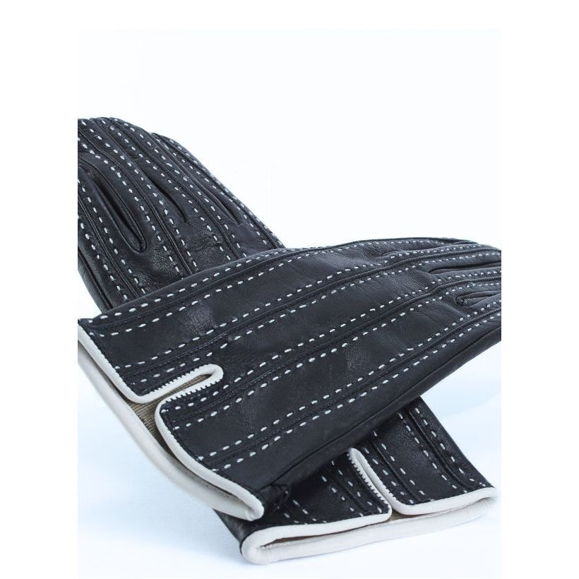 D46 Doublé Soie – Noir avec détails contrastés