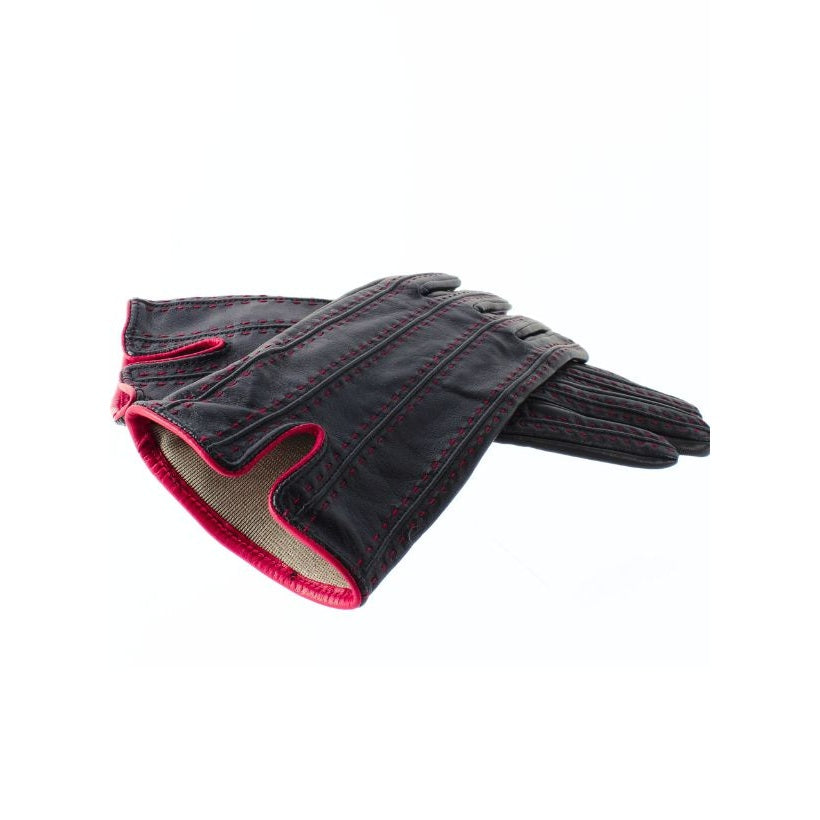 D46 Doublé Soie – Noir avec détails contrastés