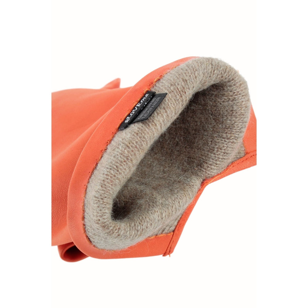 Piegolina doublés cachemire – Orange lumineux et audacieux