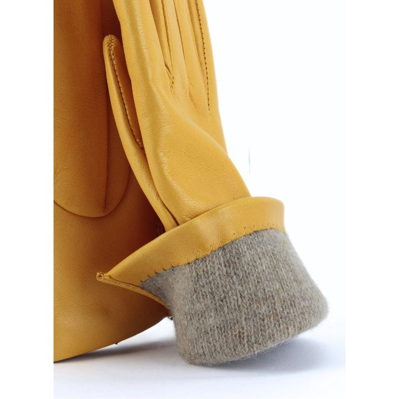 Piegolina doublés cachemire – Moutarde chic et lumineux