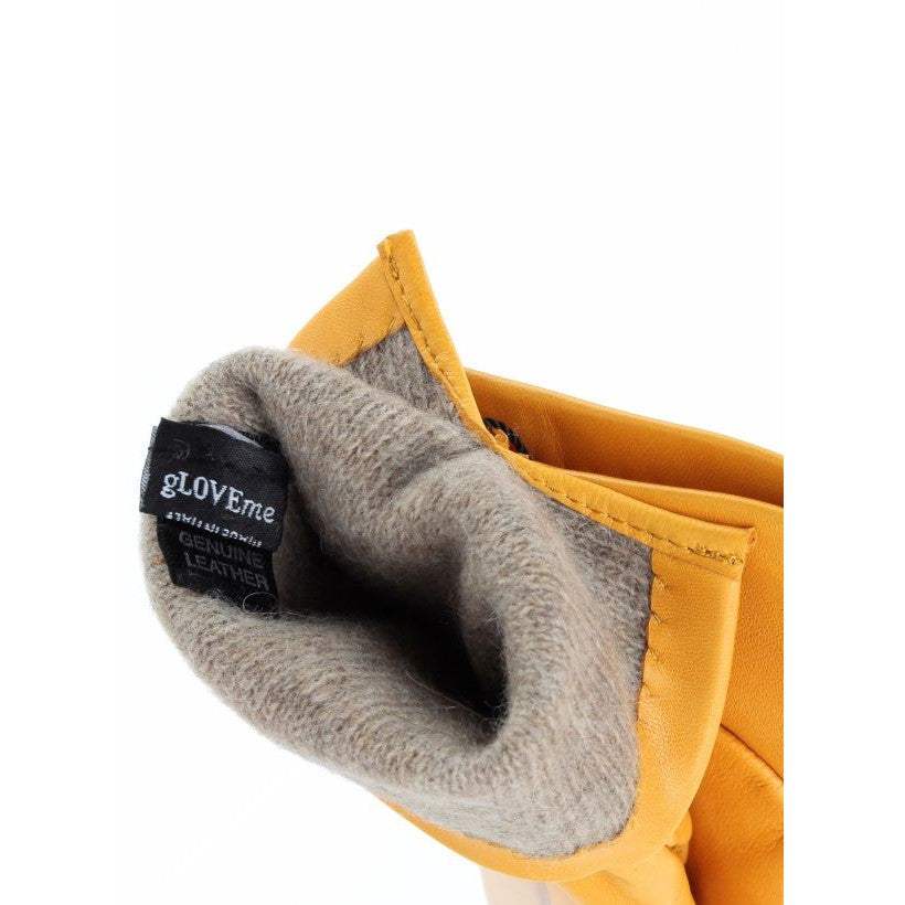 Piegolina doublés cachemire – Moutarde chic et lumineux