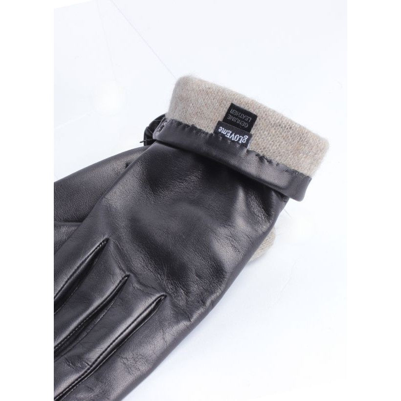 Piegolina doublés cachemire – Noir & gris