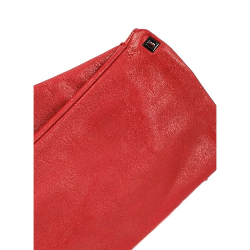 Piegolina – Gants en cuir rouges, doublure cachemire