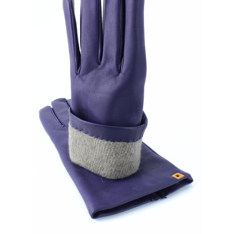 Piegolina doublés cachemire – Nuances de violet raffinées